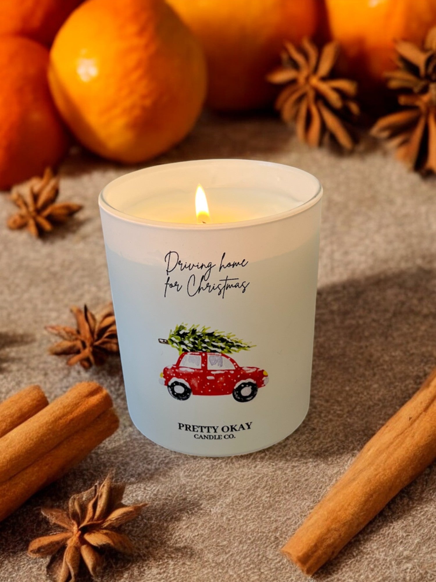 Cinnamon & Clementine Candle 220g